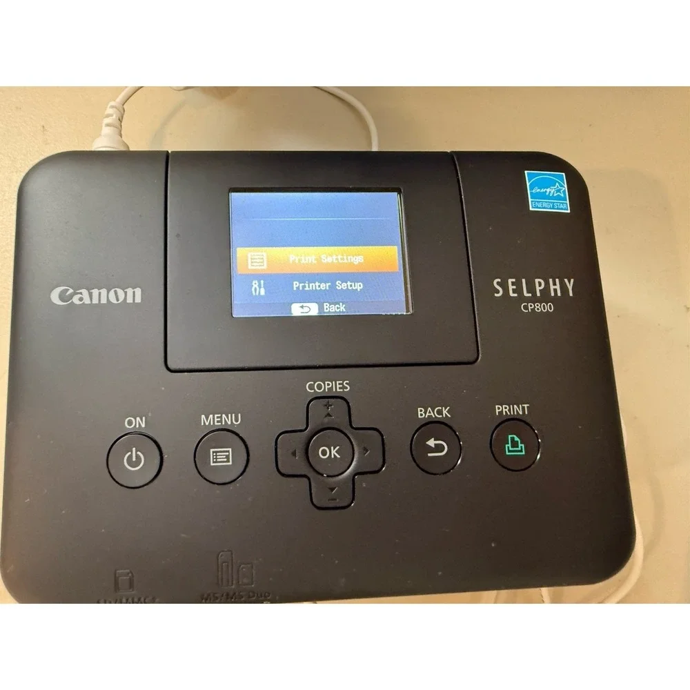 Canon SELPHY‎ CP800 Compact Photo Printer Bundle with Box and Accessories